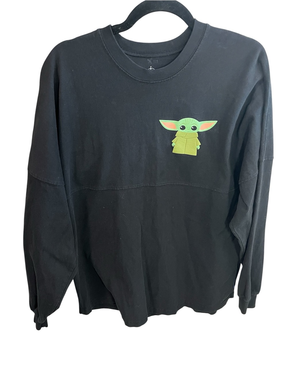 Disney Star Wars Spirit Jersey Grogu Black Size Medium Protect Snack Attack